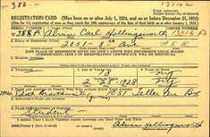 Draft Card Alvin Hollingsworth 1946