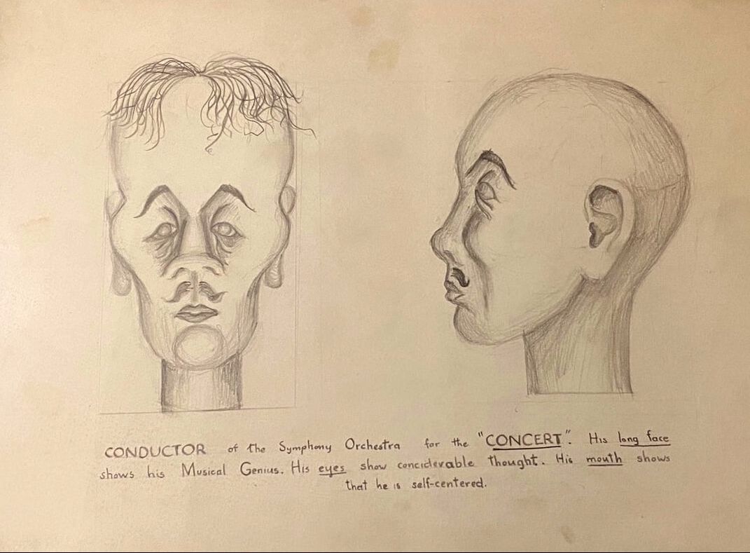 Head of marionette