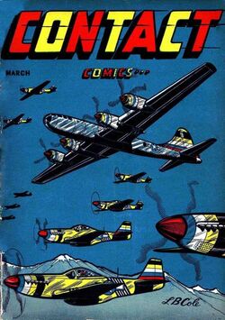 Ten propellor air planes in 1945