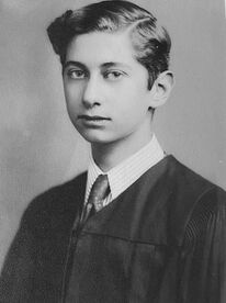 Graduation Photo, Joseph Parker