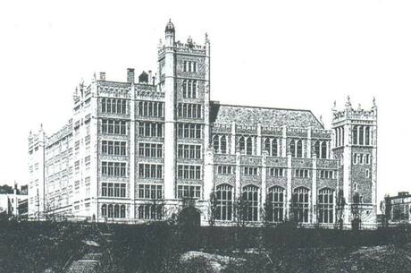 PicturCastle on the Hill building Music & Art High Schoole