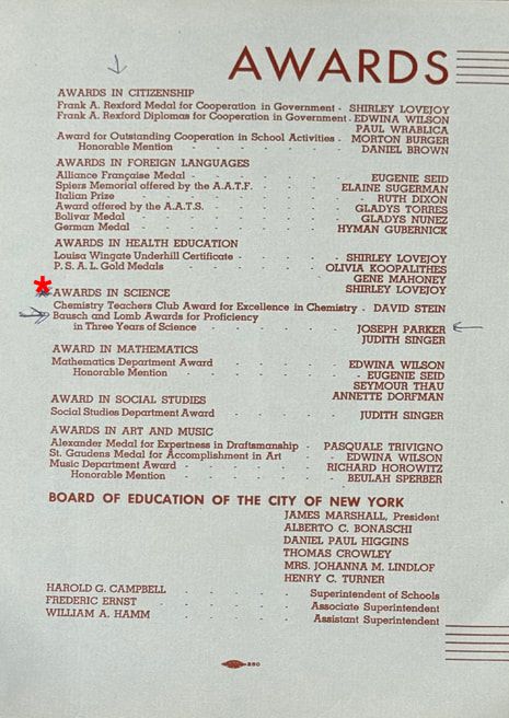Graduation award