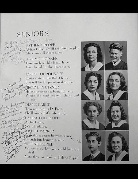 Joseph on Yearbook Page